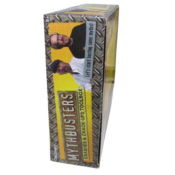 MYTHBUSTERS RARE NIB Crashes & Crack-Ups Toolbox HTF Tests Kit - Picture 2 of 6